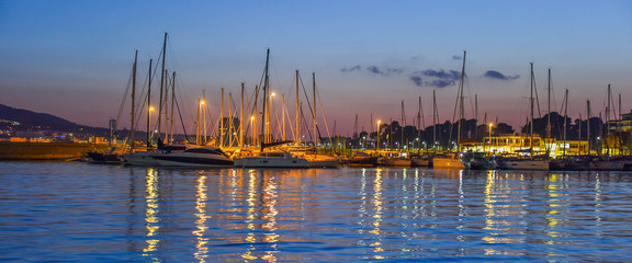 ALTEA, SPAIN - January 4, 2019: View of the city from the port. © Vladimir