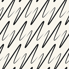seamless wavy curved lines pattern. geometric vector background