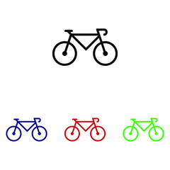 bicycle, bike, isolated, white, wheel, cycle, sport, cycling, pedal, sign, transportation, vehicle, transport, red, ride, biking, seat, sports, race, illustration, icon, road, exercise, symbol, gear