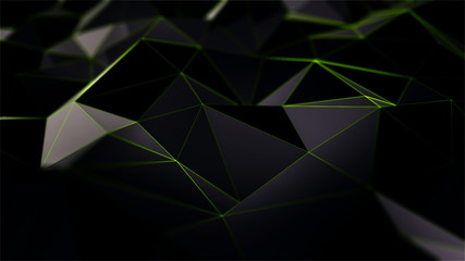 Abstract polygonal 3d background