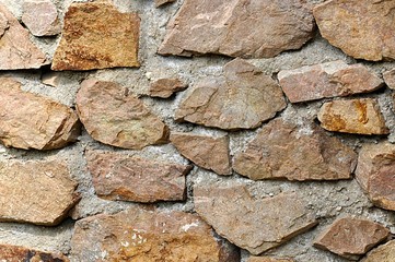 rock wall and architecture