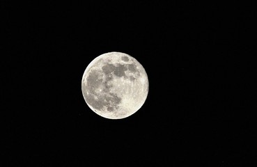 Fototapeta na wymiar full moon and night sky