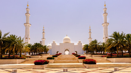 Sheikh Zayed Grand Mosque in Abu Dhabi,UAE 