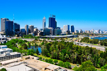 Obraz premium Panoramę Perth