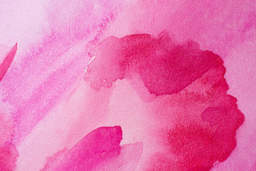 Magenta Paper Texture. Background, watercolor splash