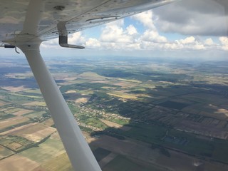 Rundflug mit dem Propellerflugzeug über Oesterreich August 217
