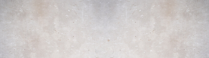 White gray spotted rusty concrete stone cement wall banner background panorama long
