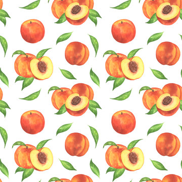 Peach Composition Pattern