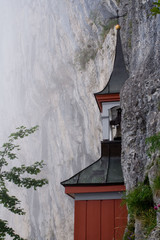 Kaplica w skałach - Ebenalp, Szwajcaria