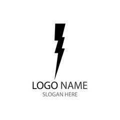 Lightning Logo Template vector icon illustration design