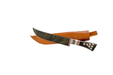 Muslim knives on a white background