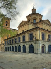 View of San Fermin cathedral, in Pamplona