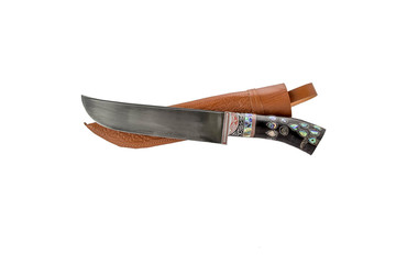 Muslim knives on a white background