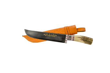 Muslim knives on a white background