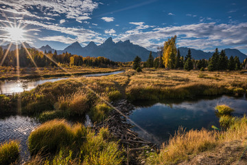 Sunset in Grand Teton National Park