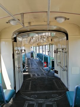 Konstal 102N tram interior