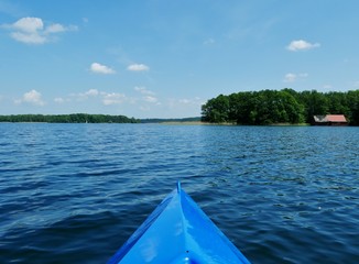 Kayakspitze auf dem Schweriner See