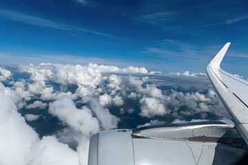 View from the plane window