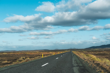 Iceland Roadtrip during summer on the road