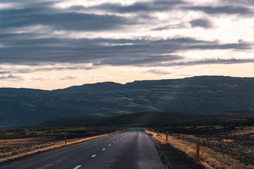 Iceland Roadtrip during summer on the road