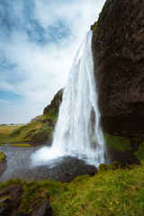 Fototapeta premium Skogafoss waterfall Iceland nature