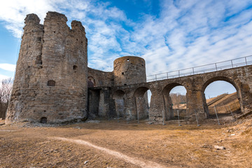 Fototapeta na wymiar Old fortress in Koporye Leningrad region