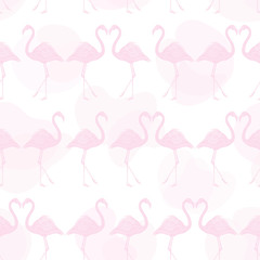 Flamingo Light Pink Pattern Design