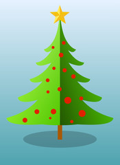 christmas tree vector