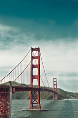Obraz premium Golden Gate Bridge during the day