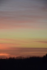 Fototapeta na wymiar Zachód słońca wiosną