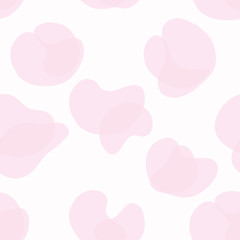 Abstract Shape Light Pink Seamless Pattern Design