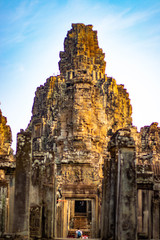 A beautiful view of Angkor Thom temple at Siem Reap, Cambodia.