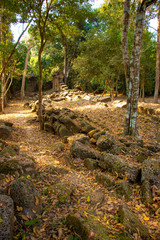 A beautiful view of Angkor Wat temples at Siem Reap, Cambodia.