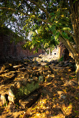 A beautiful view of Angkor Wat temple at Siem Reap, Cambodia.