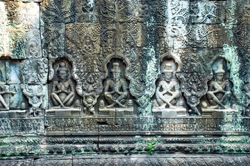 A beautiful view of Angkor Thom temple at Siem Reap, Cambodia.