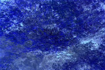 3D render. Fractal image of a 3D object. Fractal landscape. A colorful computer-generated image. The fractal background. Textures for the design. Abstract painting. Pattern