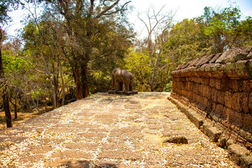 A beautiful view of Angkor Wat temple at Siem Reap, Cambodia.