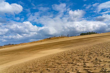 Tottori Sand Dunes (Tottori Sakyu). The largest sand dune in Japan, a part of the Sanin Kaigan National Park in Tottori Prefecture, Japan