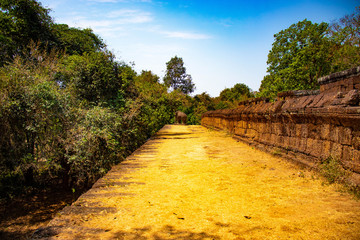 Fototapeta premium Piękny widok na świątynię Angkor Wat w Siem Reap w Kambodży.