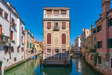 ベネチア本島の風景
