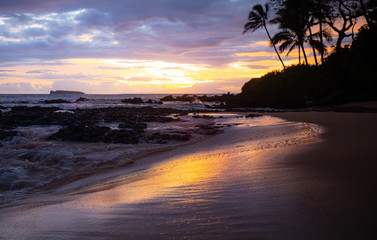 Sunset from Makena Cove on Maui
