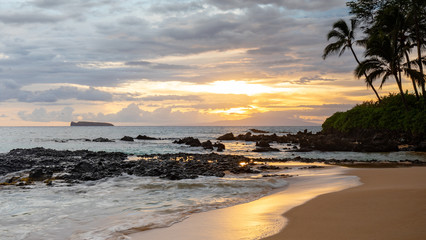 Sunset from Makena Cove on Maui