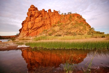 Glen Helen Gorge reflection