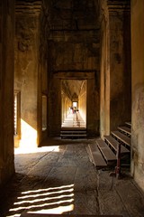 A beautiful view of buddhist temple at Siem Reap, Cambodia.