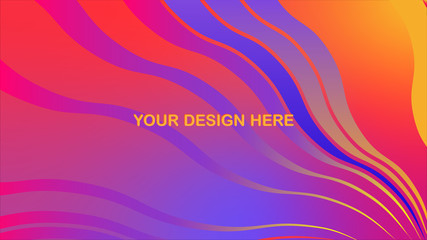 Gradient abstract fluid color background with dynamic lines. Waves effect. Trandy vector Illustration for Wallpaper, Banner, website , Card, Book Illustration, landing page, Background