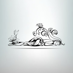 Sleeping fairy. Vector illustration