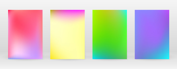 Obraz premium Pastel Soft. Rainbow Gradient Set Color Background
