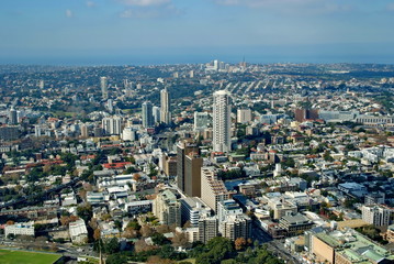 Fototapeta na wymiar aerial view of Sydney
