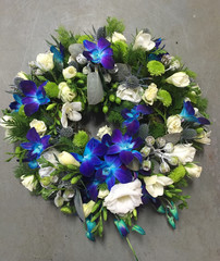 Floral Anzac Day wreath