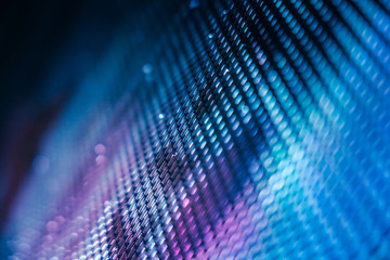 CloseUp LED blurred screen. LED soft focus background. abstract background ideal for design.